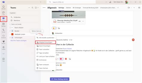 Microsoft Teams Mitglieder Hinzuf Gen Zu Einem Team Anleitung