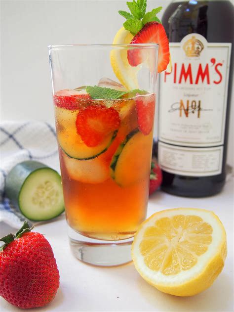 Pimms Cup Cocktail Carolines Cooking