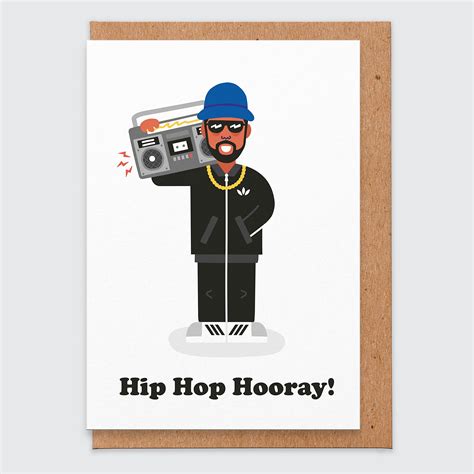 Buy STUDIO BOKETTO Birthday Card Hip Hop Birthday Card Celebrity