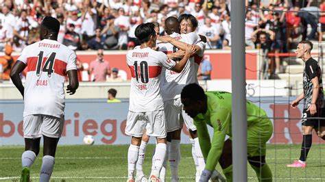 VfB Stuttgart schießt SC Freiburg im Derby ab Schwaben feiern zweite