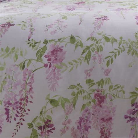 Dreams N Drapes Wisteria Duvet Cover And Pillowcase Set Dunelm