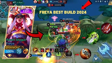 WTF LIFESTEAL FREYA GAMEPLAY 2024 FREYA BEST BUILD 2024 YouTube