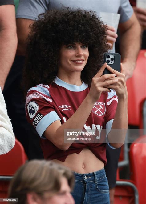 Ariadna Hafez, girlfriend of Thilo Kehrer of West Ham United records ...