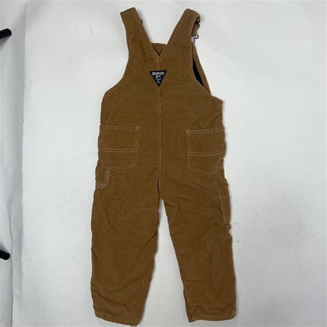 Oshkosh Corduroy Overalls Oshkosh B Gosh Cotton Size Depop