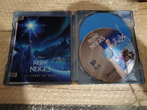 Disney Blu Ray Steelbook La Reine Des Neiges Edition Fnac Avec Livret