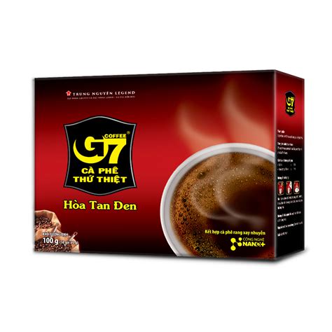 Mua Cà phê G7 hòa tan đen Trung Nguyên Legend Hộp 15 gói x 2gr giá