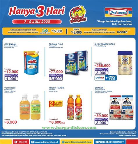 Promo Indomaret Akhir Pekan Promo Jsm Juli Sopasti