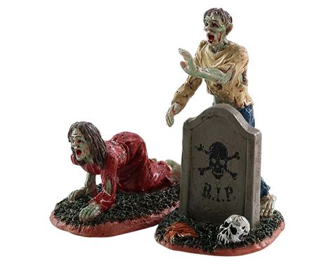 Zombies Set Lemax Spooky Town Ehobbytools