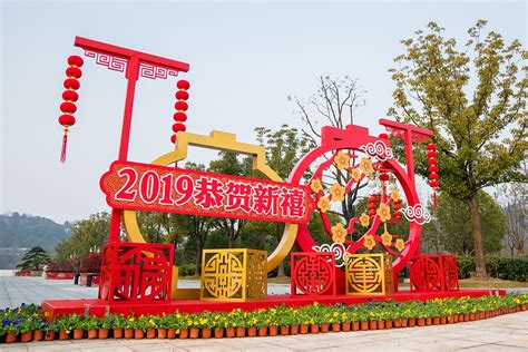 2019南通狼山景区新年氛围布置 政府机关 案例 南通品牌形象，样本画册，活动策划，空间展示，标识标牌，视频拍摄 南通美迪奥广告文化传播