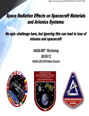 Fillable Online Ntrs Nasa Positive Potentials On Iss Possible Hazard To