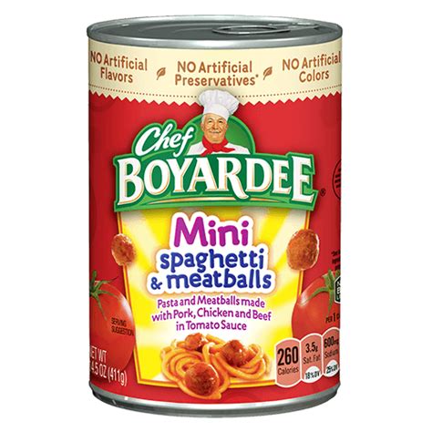 Mini Spaghetti And Meatballs Can Chef Boyardee