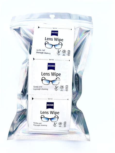 Zeiss Lens Wipes 30 Pack The Glasses Lady