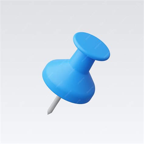 Premium Vector | 3d Realistic Paper stationary pin vector illustration