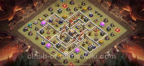 Best War Base Th11 With Link Anti Air Electro Dragon 2024 Town