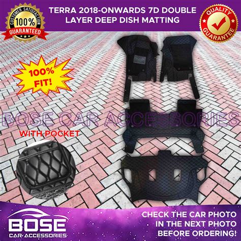 D Double Layer Rohs Deep Dish Matting For Nissan Terra Oem