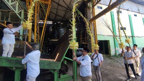 Buka Giling Pg Meritjan Kediri Targetkan Ribu Ton Gula