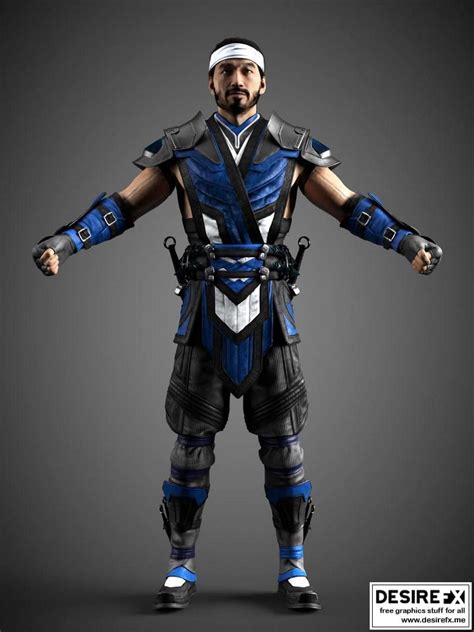 Desire Fx D Models Sub Zero Mortal Kombat D Model