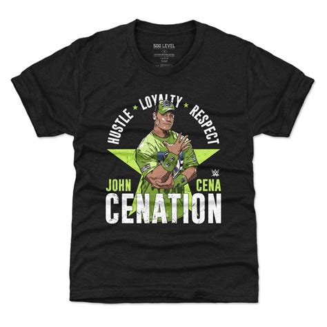 John Cena Kids T-shirt Superstars WWE John Cena Cenation WHT - Etsy