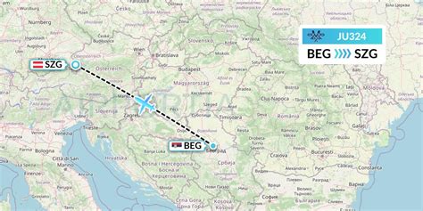 JU324 Flight Status AirSERBIA Belgrade To Salzburg ASL324