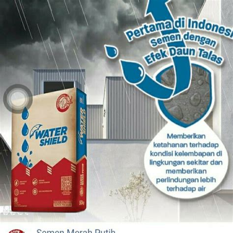 Jual Semen Merah Putih Water Shield 40 Kg Via Trf Kota Bandung