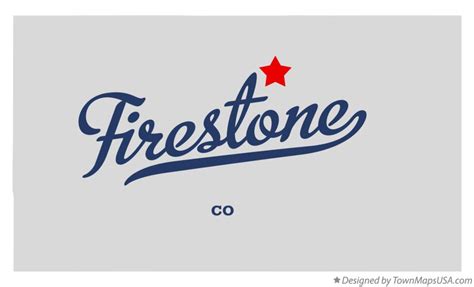 Map of Firestone, CO, Colorado