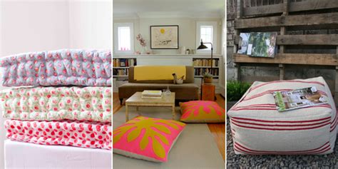 15 Easy DIY Floor Cushions