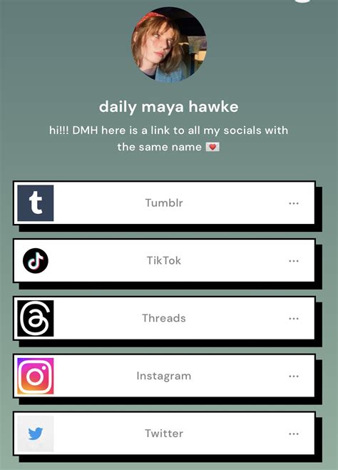 Daily Maya Hawke On Twitter Hiiii I Made A Linktree With All Of My Socials Below Instagram