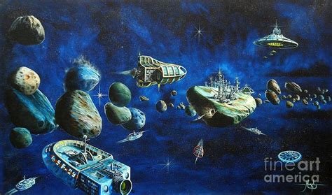 Asteroid City Painting by Murphy Elliott