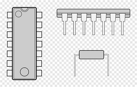 Circuitos Integrados Y Chips Iconos De Computadora Dibujo Dise O De