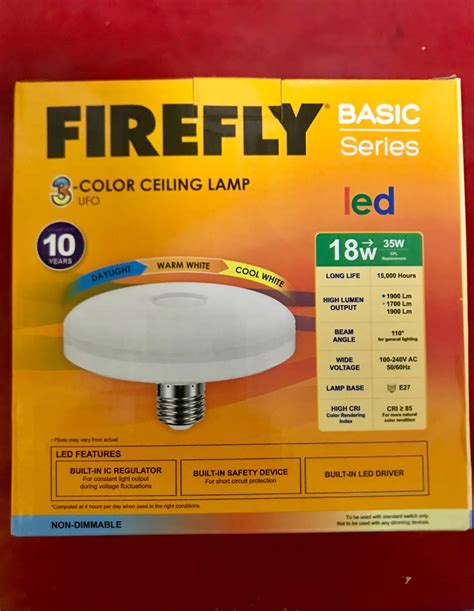 Firefly E Tricolor Ceiling Led Lamp W On Carousell