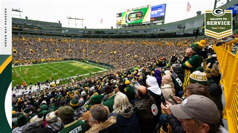 Lambeau Field ready for Packers-Rams Salute to Service game Sunday