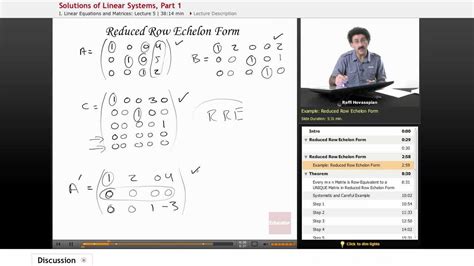 Reduced Row Echelon Form Linear Algebra With Educator Youtube