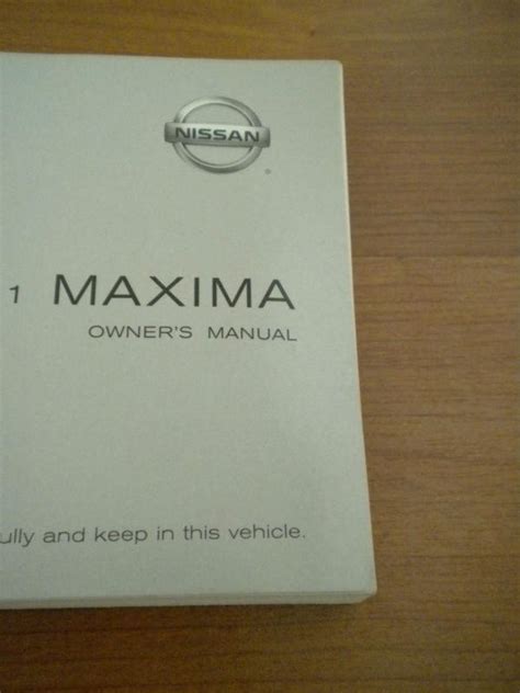 Purchase 2011 Nissan Maxima Owners Manual Set In Westerville Ohio US