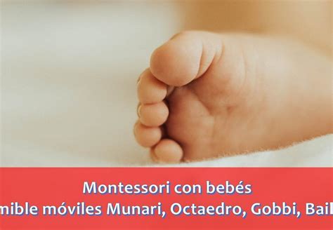 Montessori para bebés Imprimible de los cuatro móvil Educar en la Luz