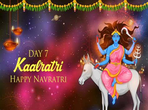 Happy Navratri Day 7 Wishes In Hindi Maa Kalratri Is Worshipped On