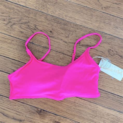 Cabana Del Sol Swim Cabana Del Sol Large Hot Pink Bikini Top Poshmark