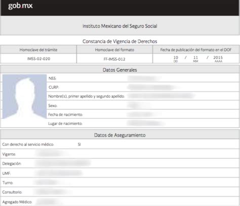 Imprimir Constancia De Vigencia Del Imss Image To U