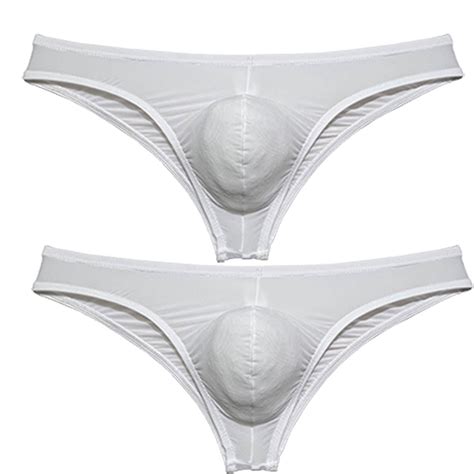 Botmois Pack Micro Briefs Men S Underwear Bikini Pucker Back Male Slip Low Rise Brazil