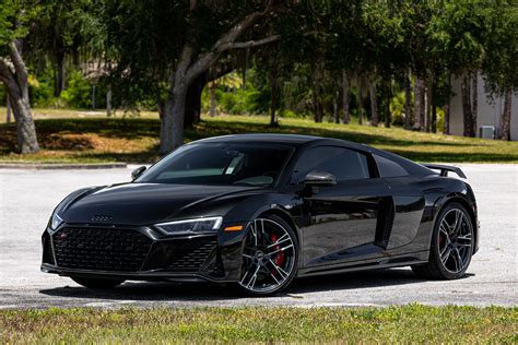 Black Audi R8 Spyder Interior