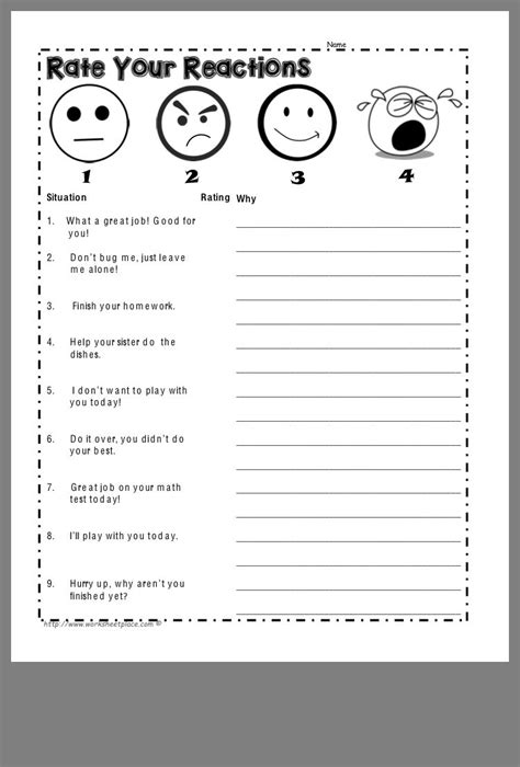 Pin On Behavior Skillsworksheets