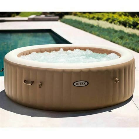 Intex Purespa Person Inflatable Spa Hot Tub Inc Chemical Starter Kit For Sale From United