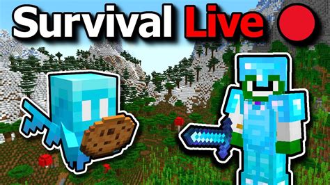 Minecraft Survival Livestream Learn Minecraft Live Youtube