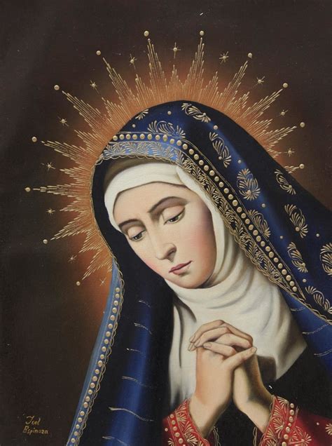 Virgin Mary Oil Painting At Explore Collection Of