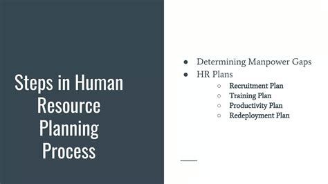 Human Resource Planning Process Ppt And Notes Ppt