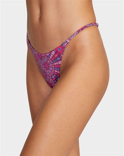 Rvca Psilocin Skimpy French Bikini Bottoms Multi Surfstitch