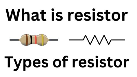 What Is Resistor Types Of Resistor Linear And Non Linear Resistor Explained Resistor Youtube