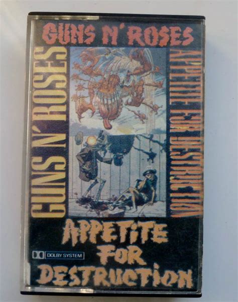 Guns N Roses Appetite For Destruction 1987 Cassette Discogs