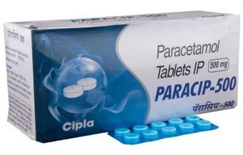 Paracip Mg Ip Tablet At Rs Stripe Cipla Paracetamol Tablets In