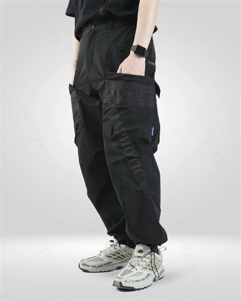 Durable And Functional Nylon Spandex Molle Loose Cargo Pants For Men