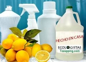 hacer productos de limpieza naturales en casa - Tozapping